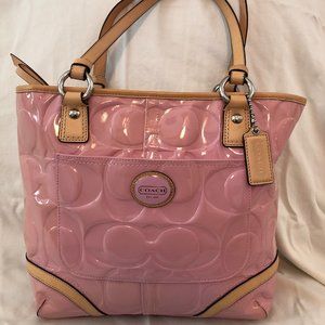 Coach Patent Leather Light Pink Purse